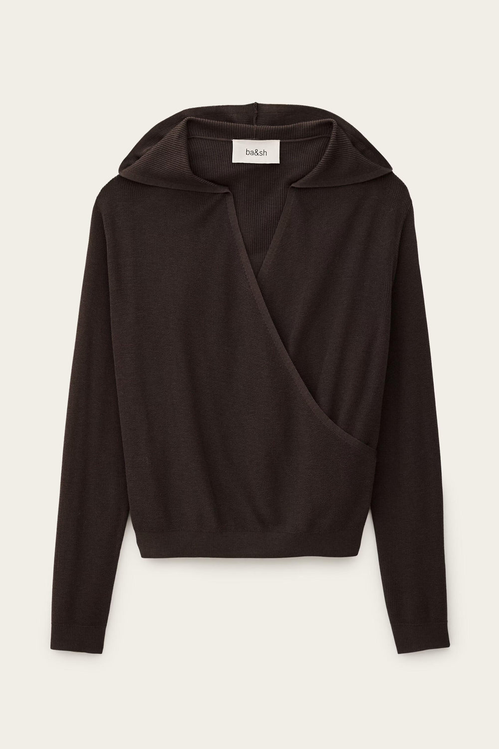 Wrap Sweater Beline Brown