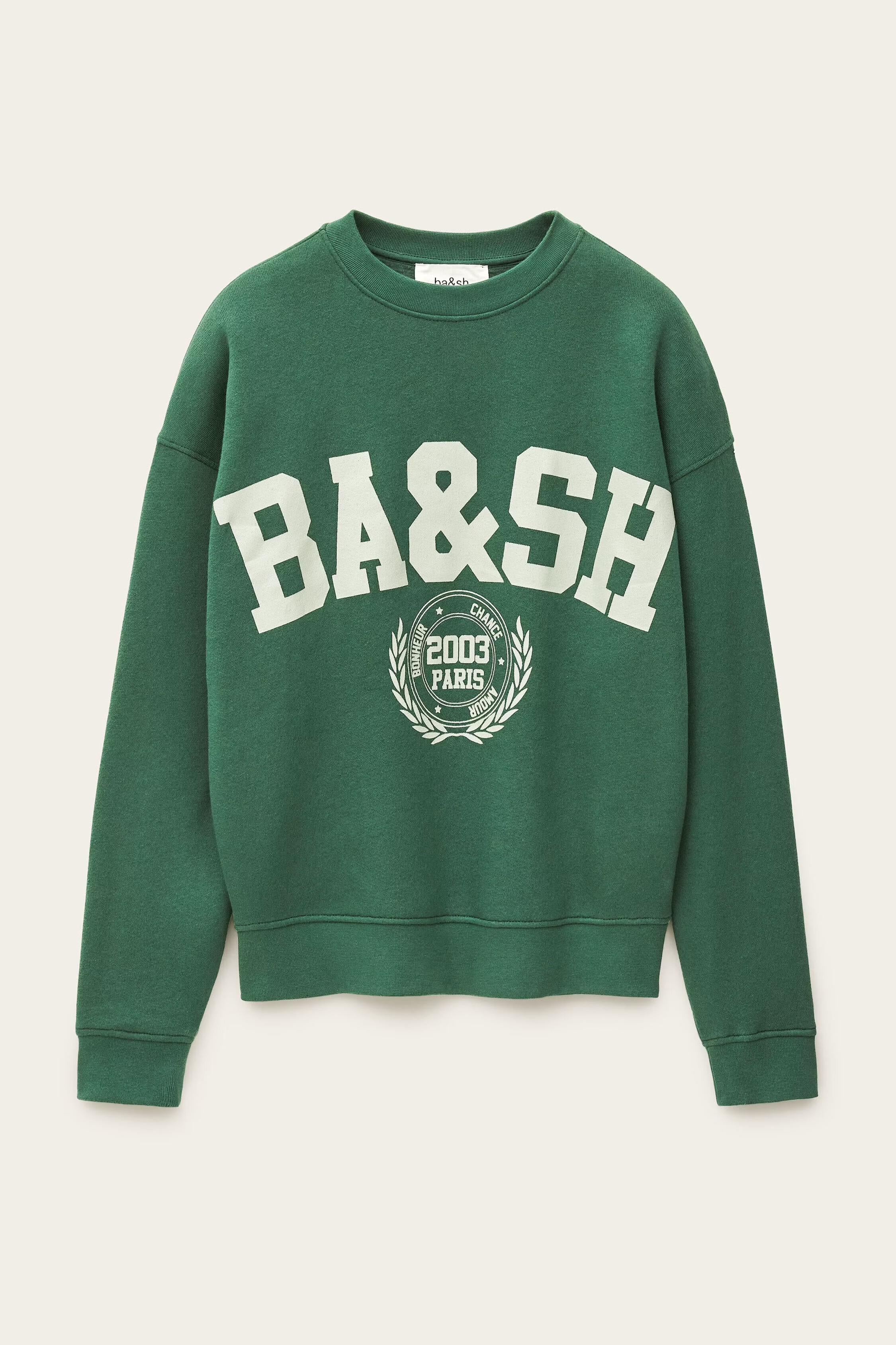 Round-Neck Sweatshirt Fenja Green