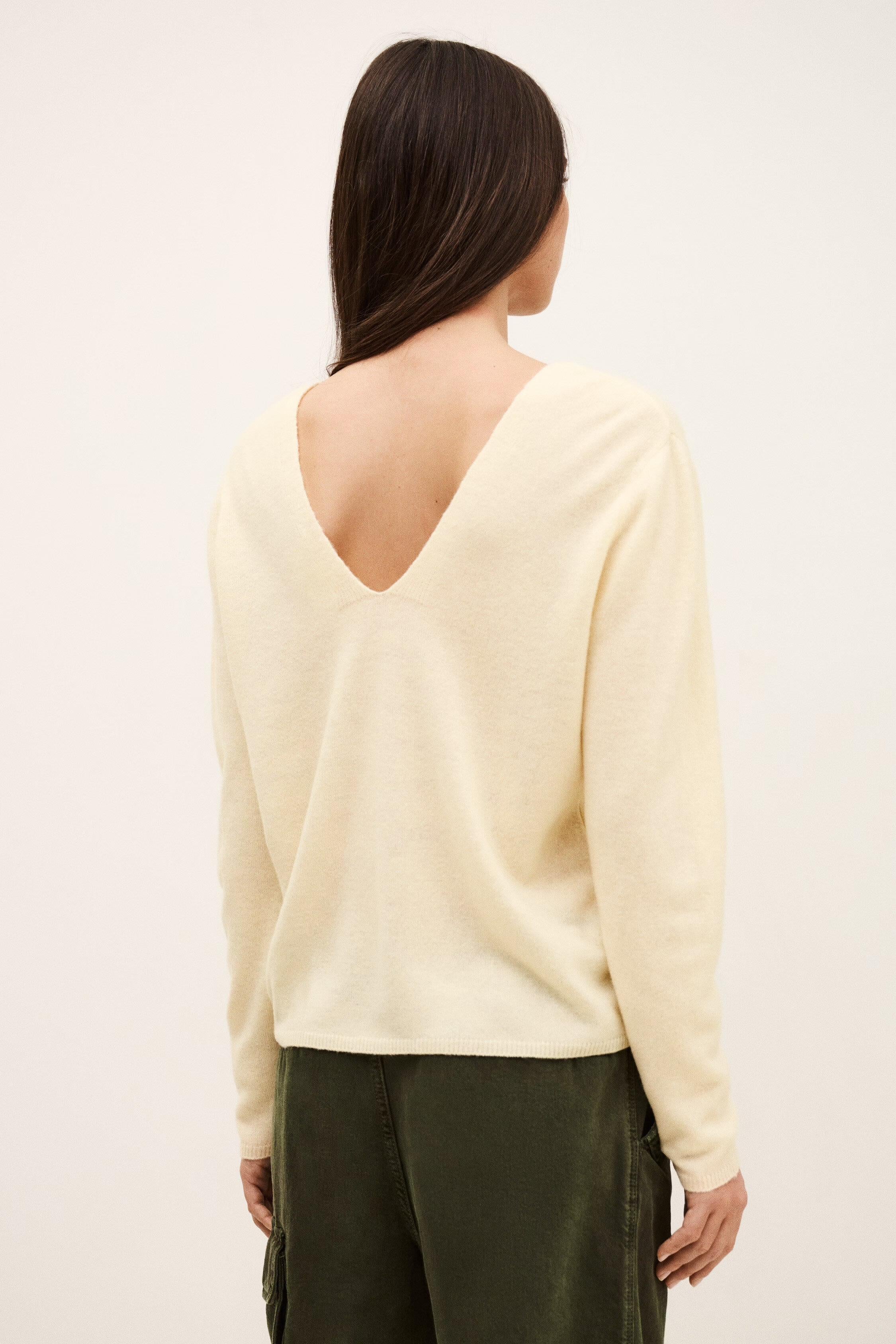 Timeless Wool Sweater Sollene Yellow