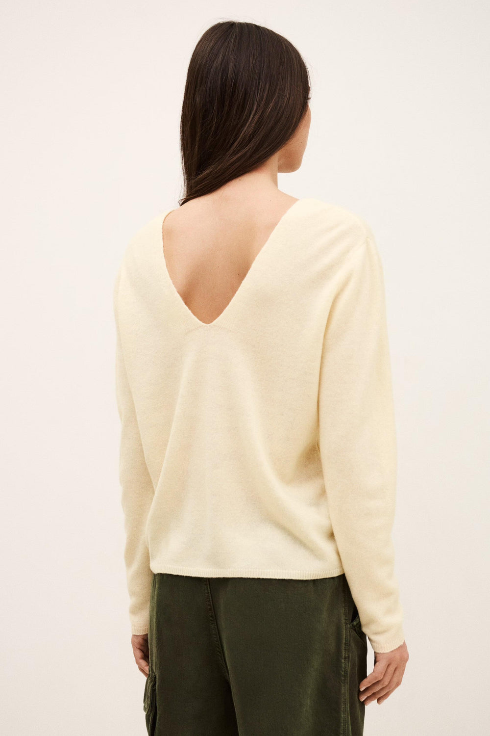 Timeless Wool Sweater Sollene Yellow