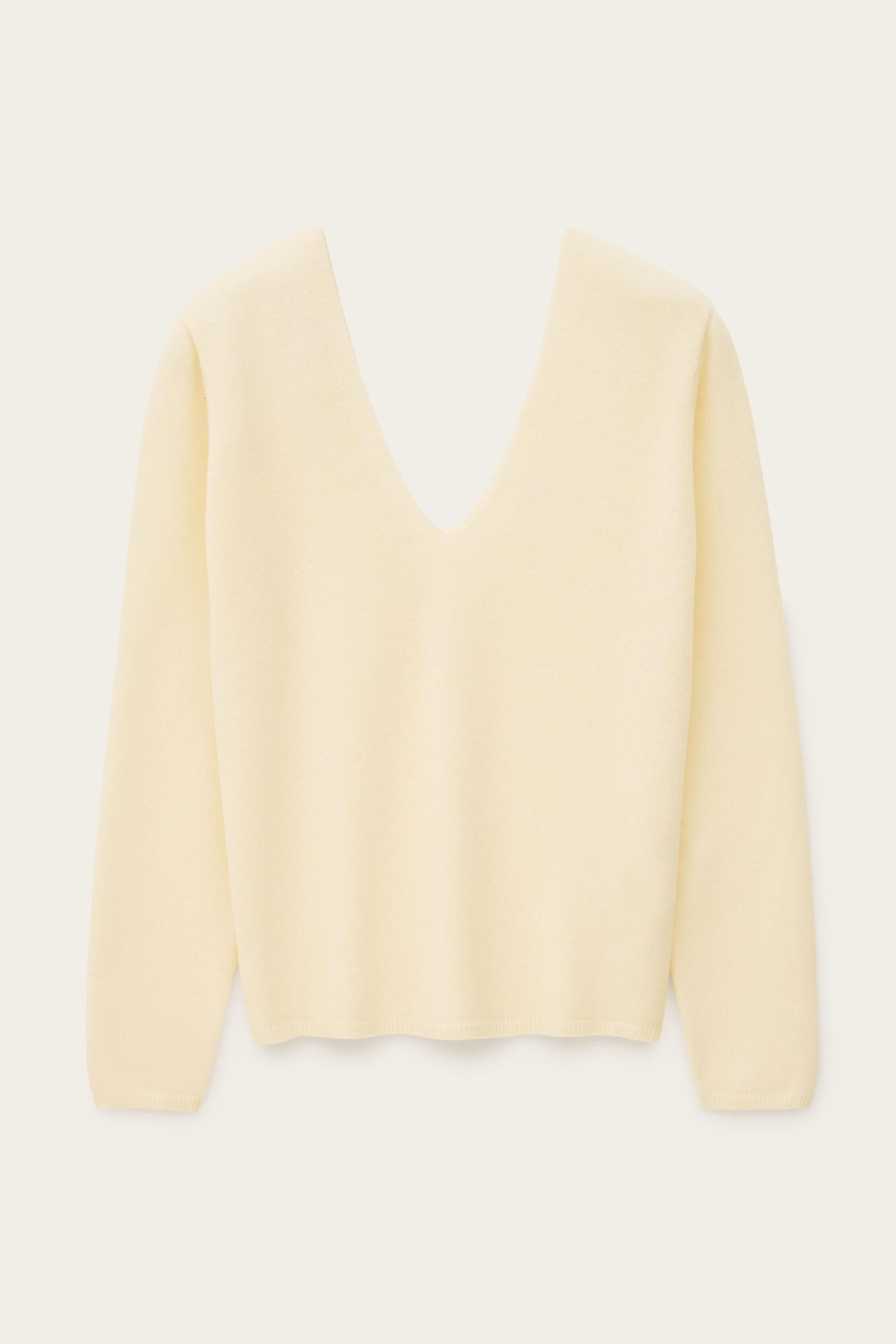 Timeless Wool Sweater Sollene Yellow