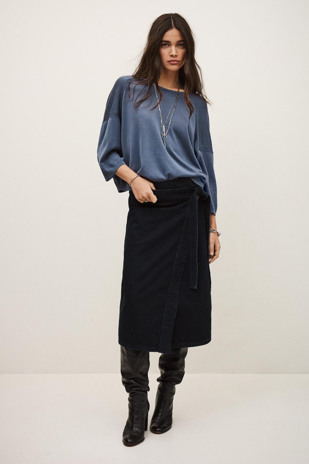 Braha Cardigan Blue