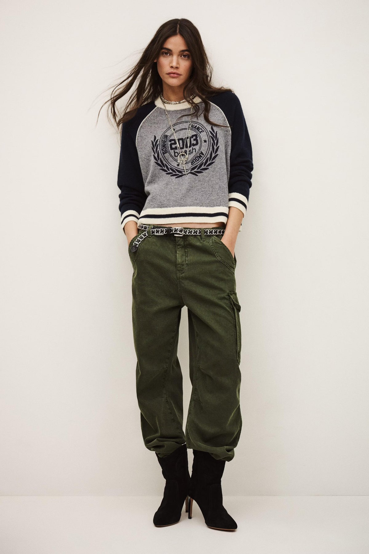 Cashmere Sports Sweater Collette Blue