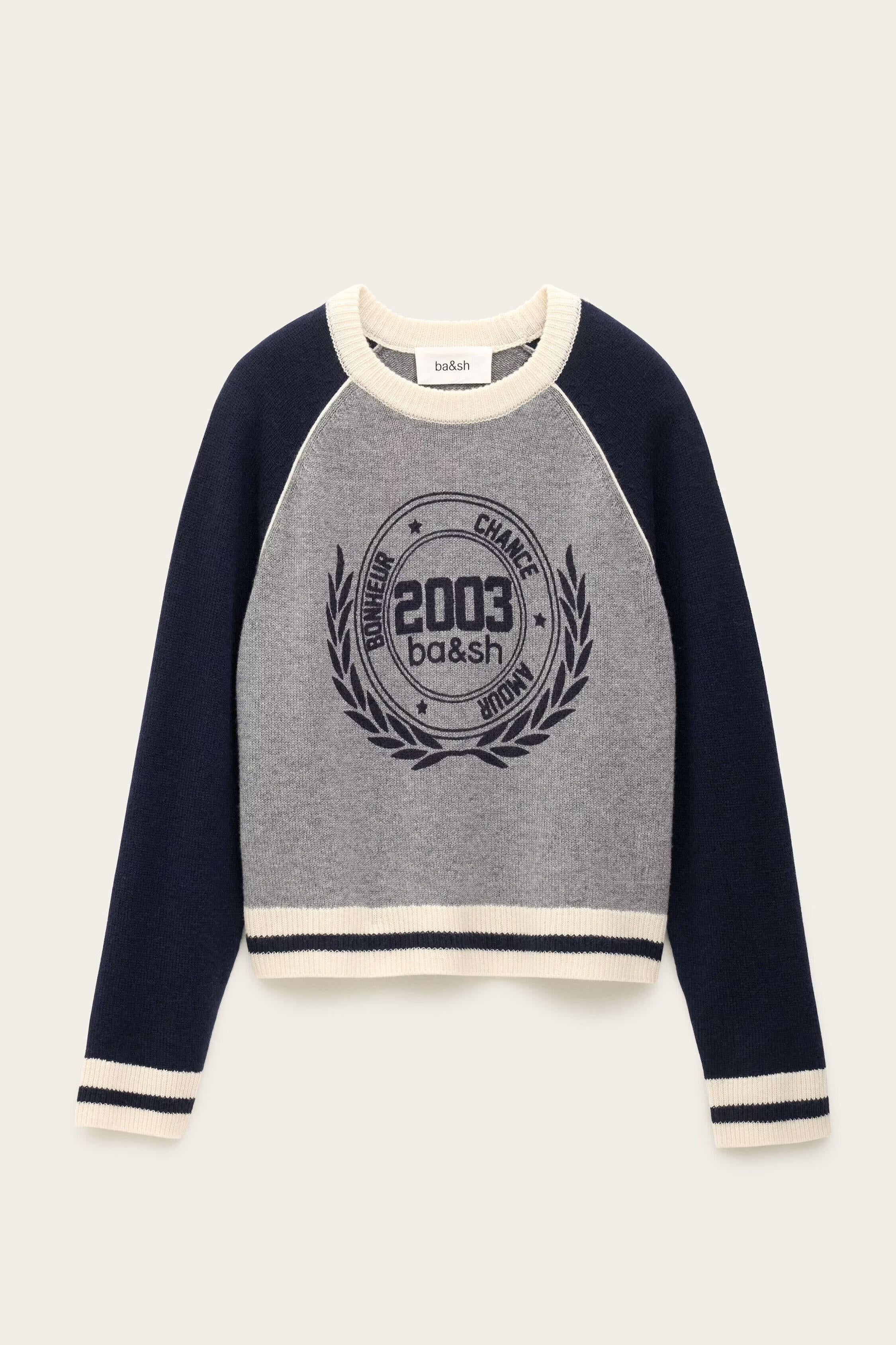 Cashmere Sports Sweater Collette Blue