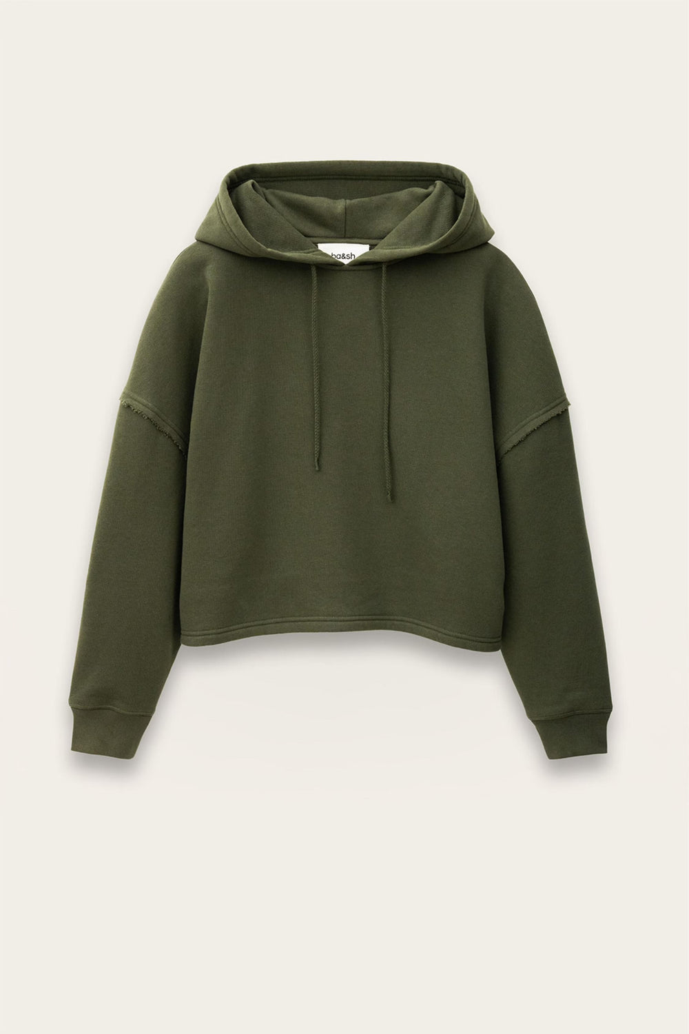 Loose-Fit Hooded Sweatshirt Moby Green