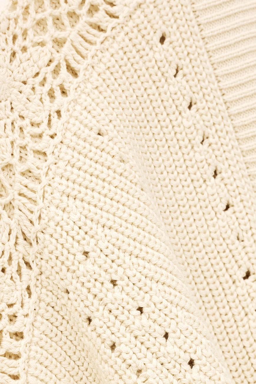 Long Knit Cardigan Perine Off-White