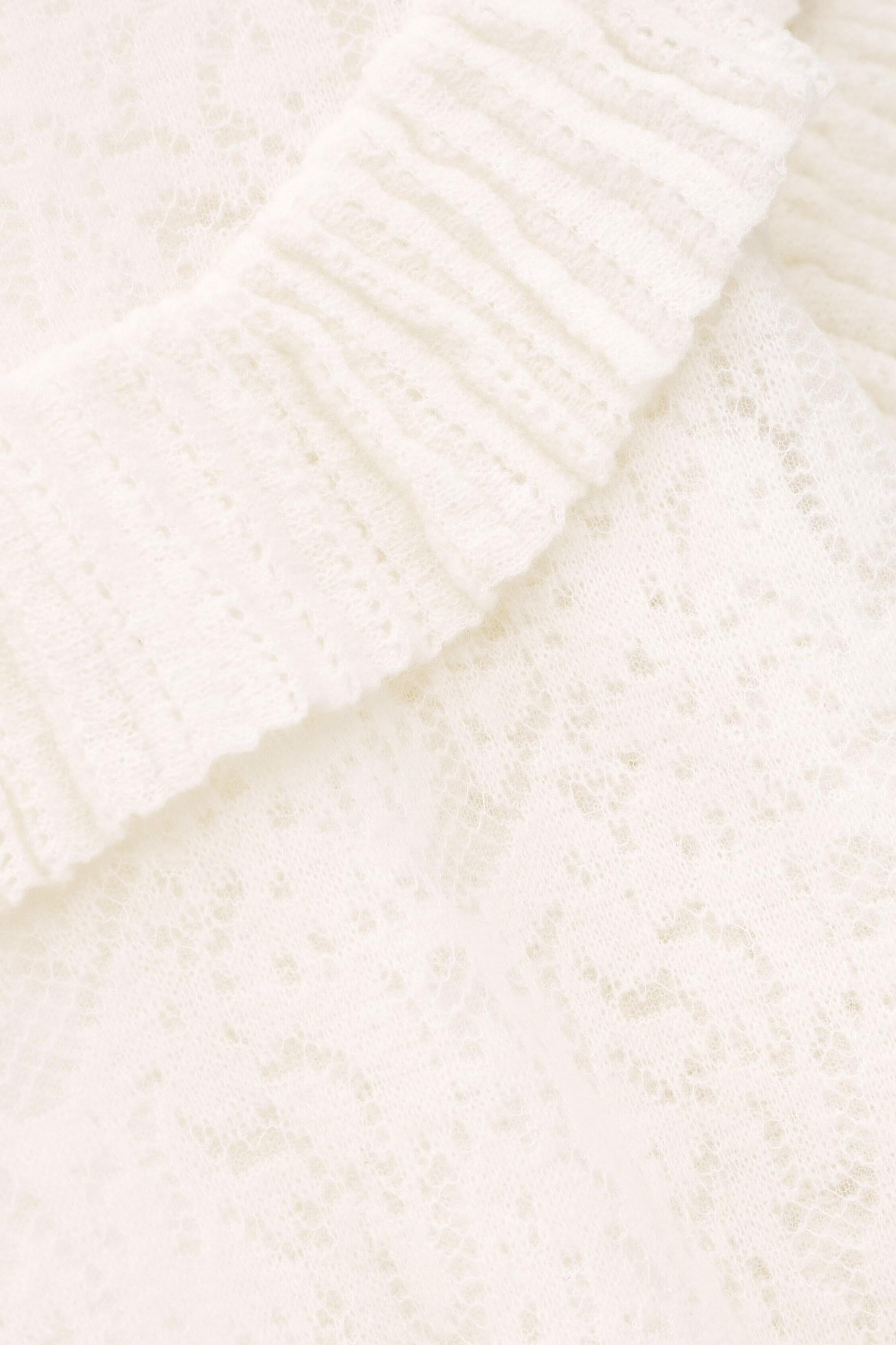 Oversize Lace Sweater Lucas Off-White
