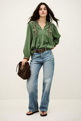 Blouse Tilt Green