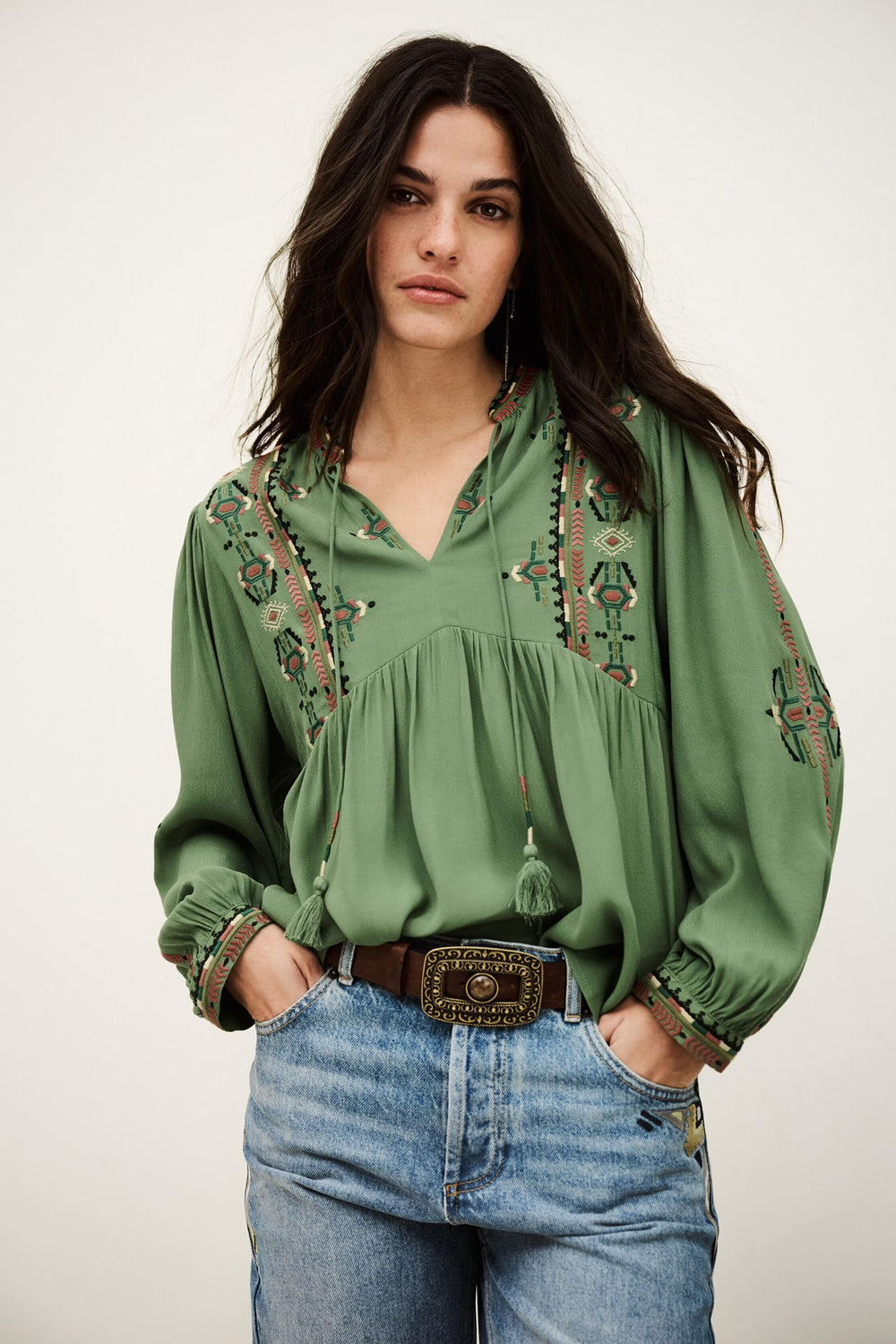 Blouse Tilt Green