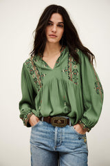 Blouse Tilt Green