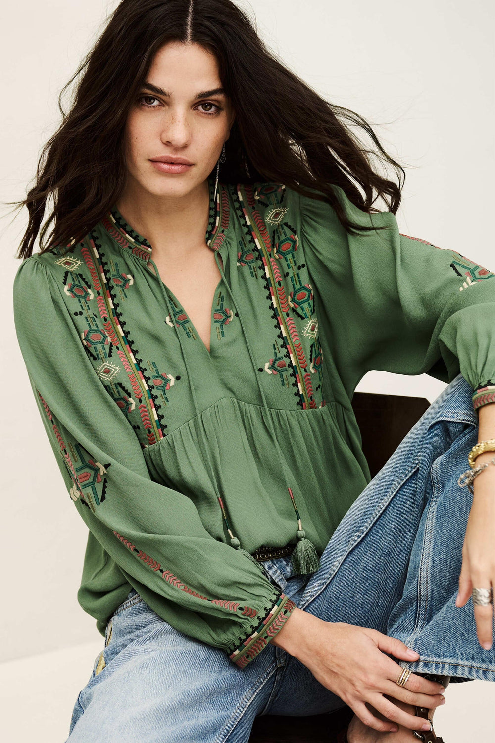 Blouse Tilt Green