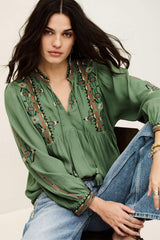 Blouse Tilt Green