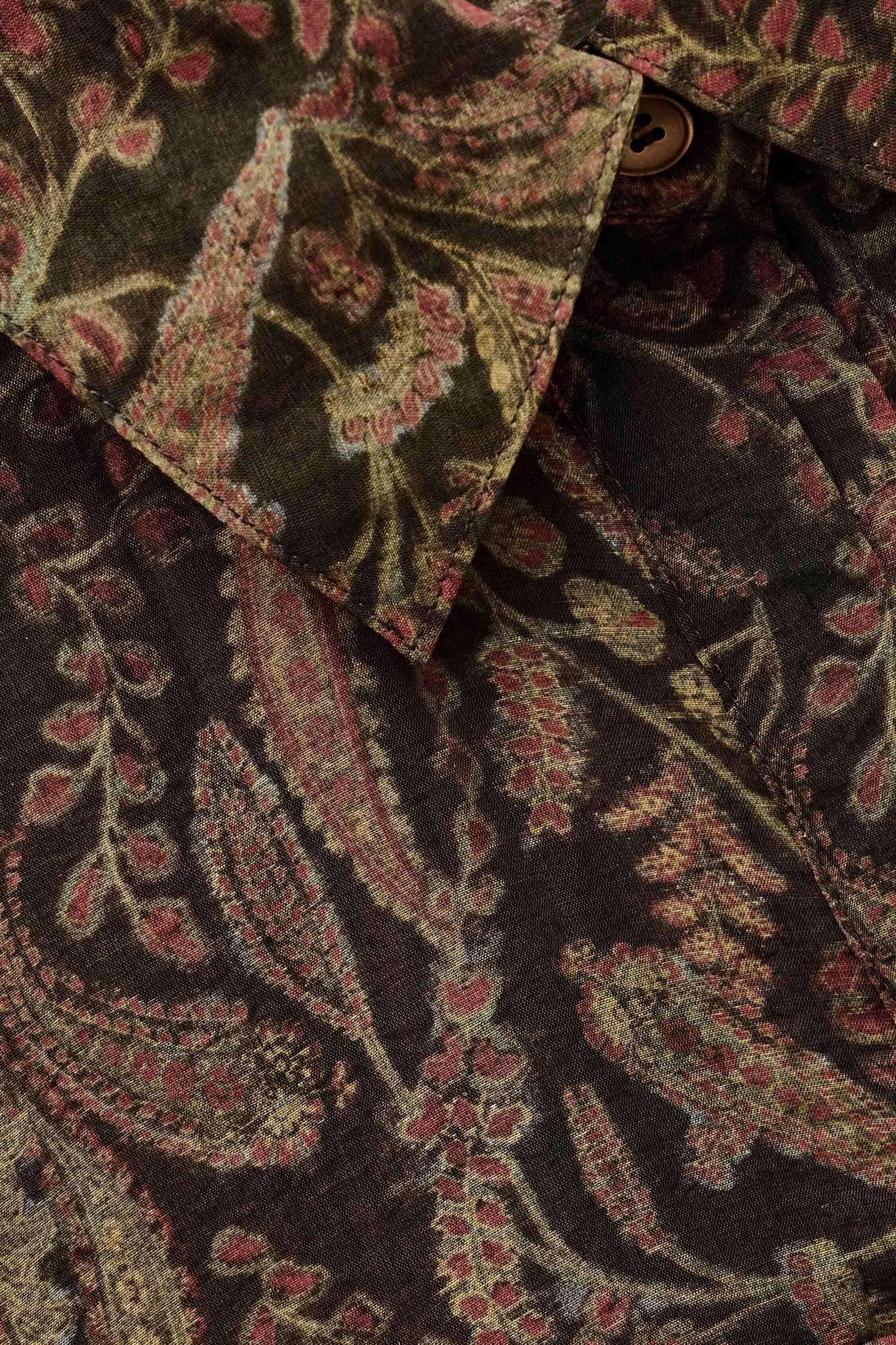 Bohemian Oversize Shirt Tao Green