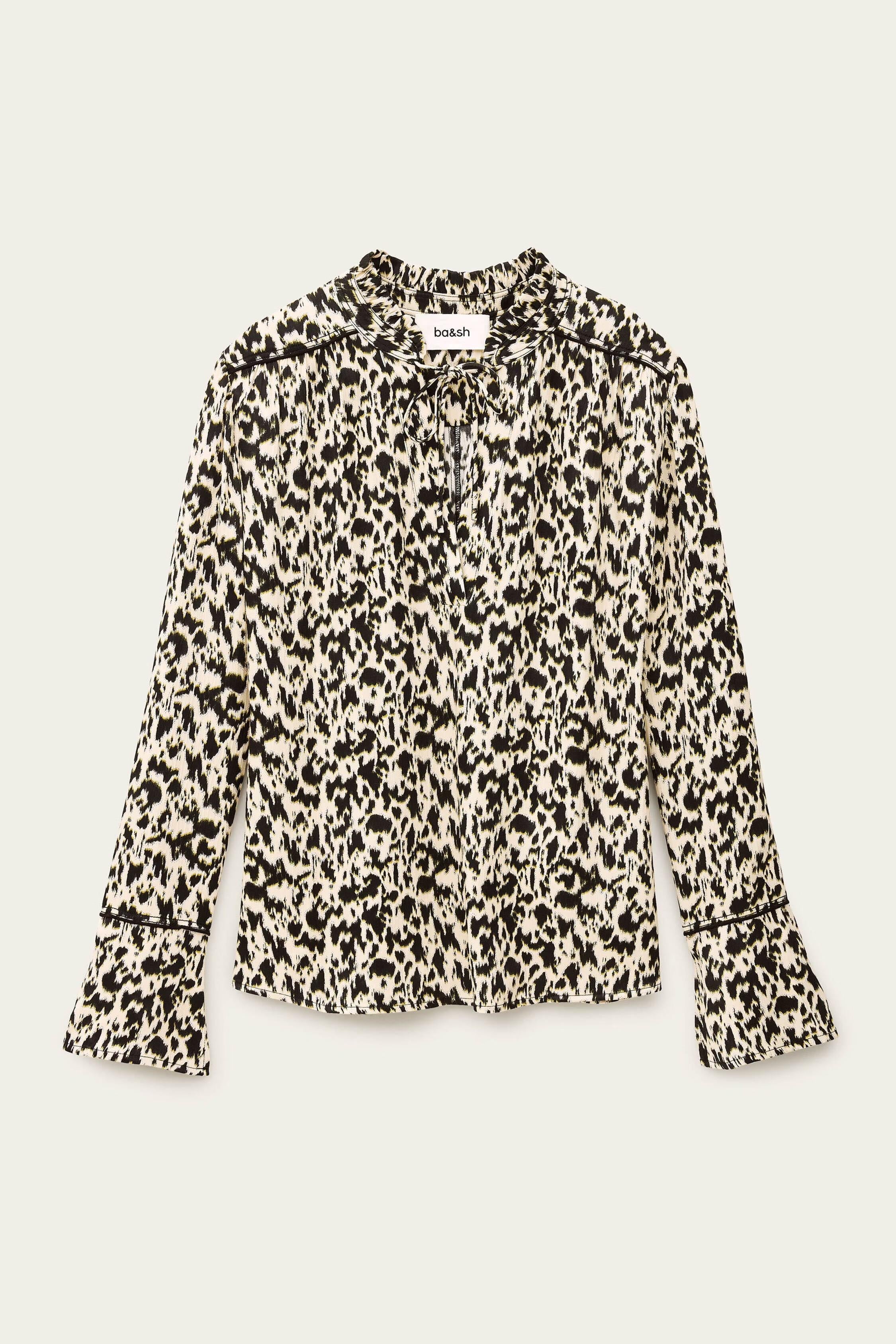 Long Patterned Blouse Pia Off-White