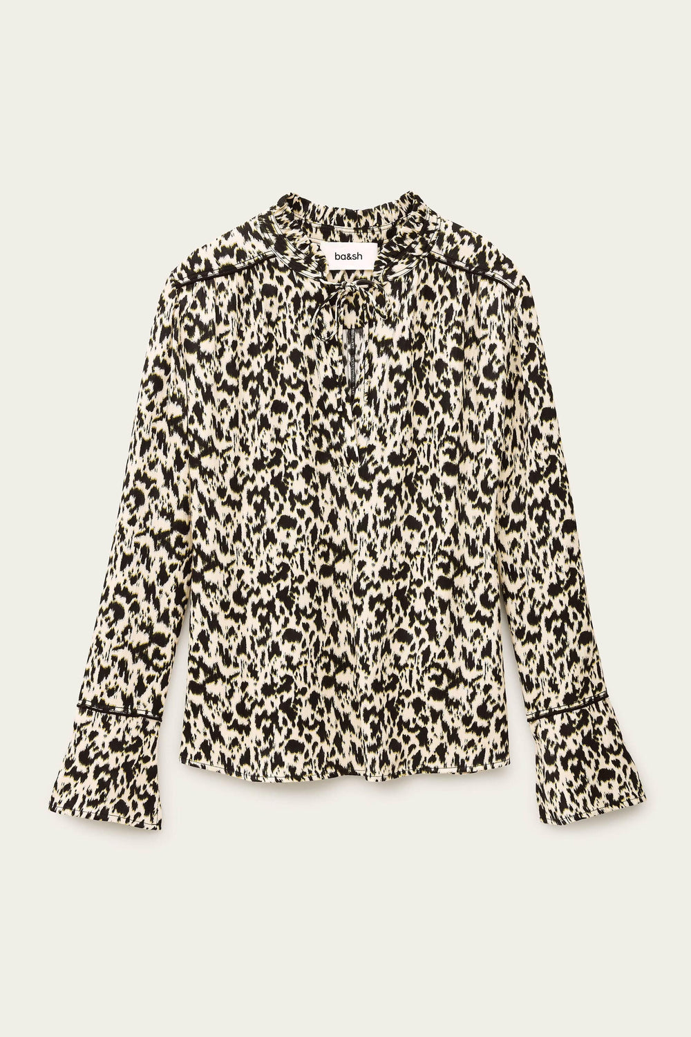 Long Patterned Blouse Pia Off-White