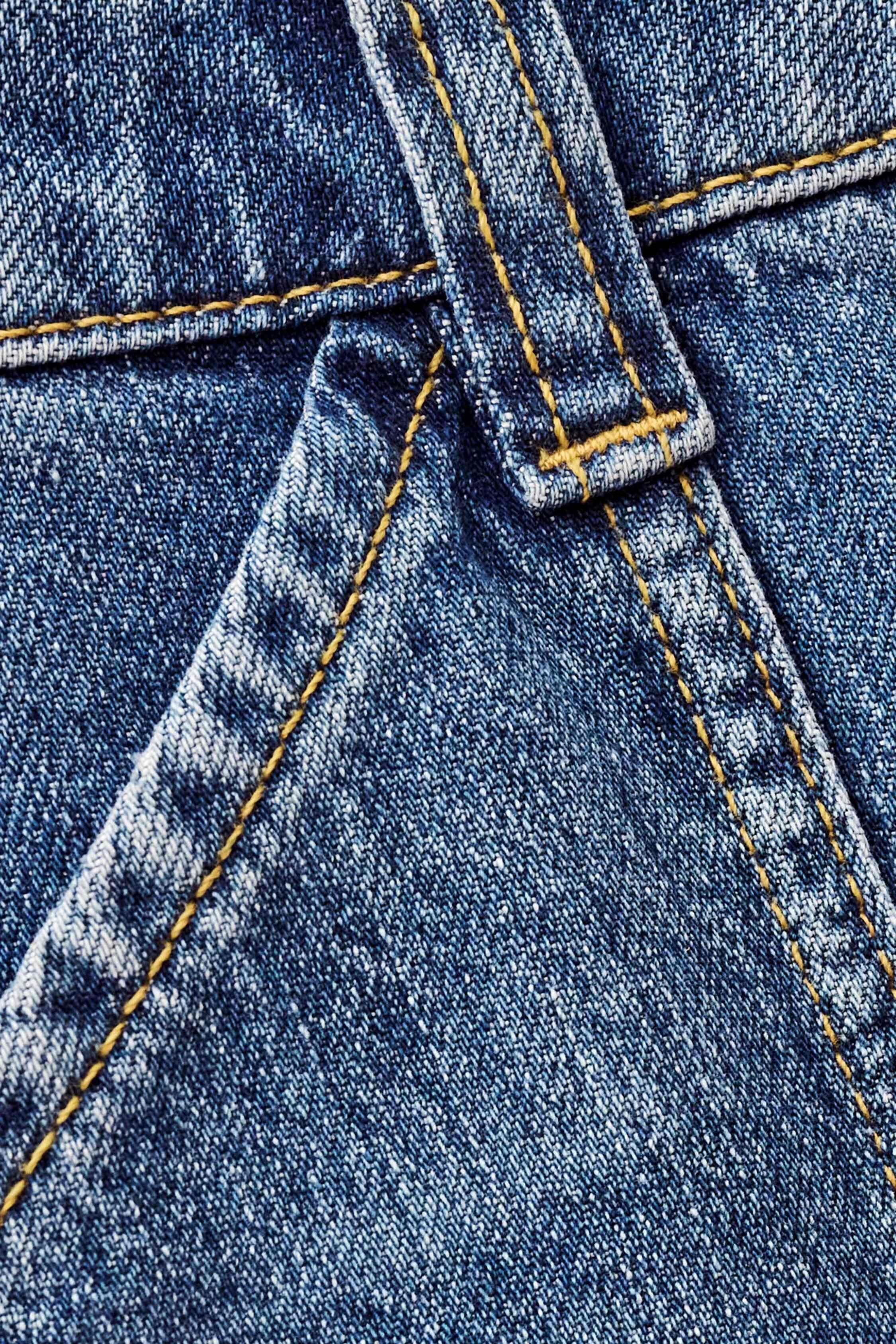Textured Cargo Jeans Moyce Blue