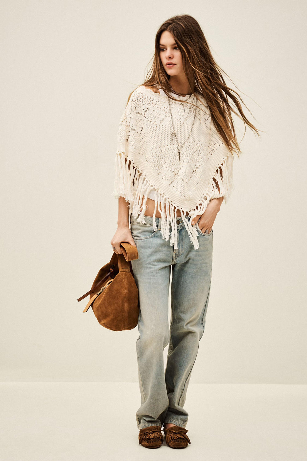 Straight-Fit Waisted Pants Cenos Blue