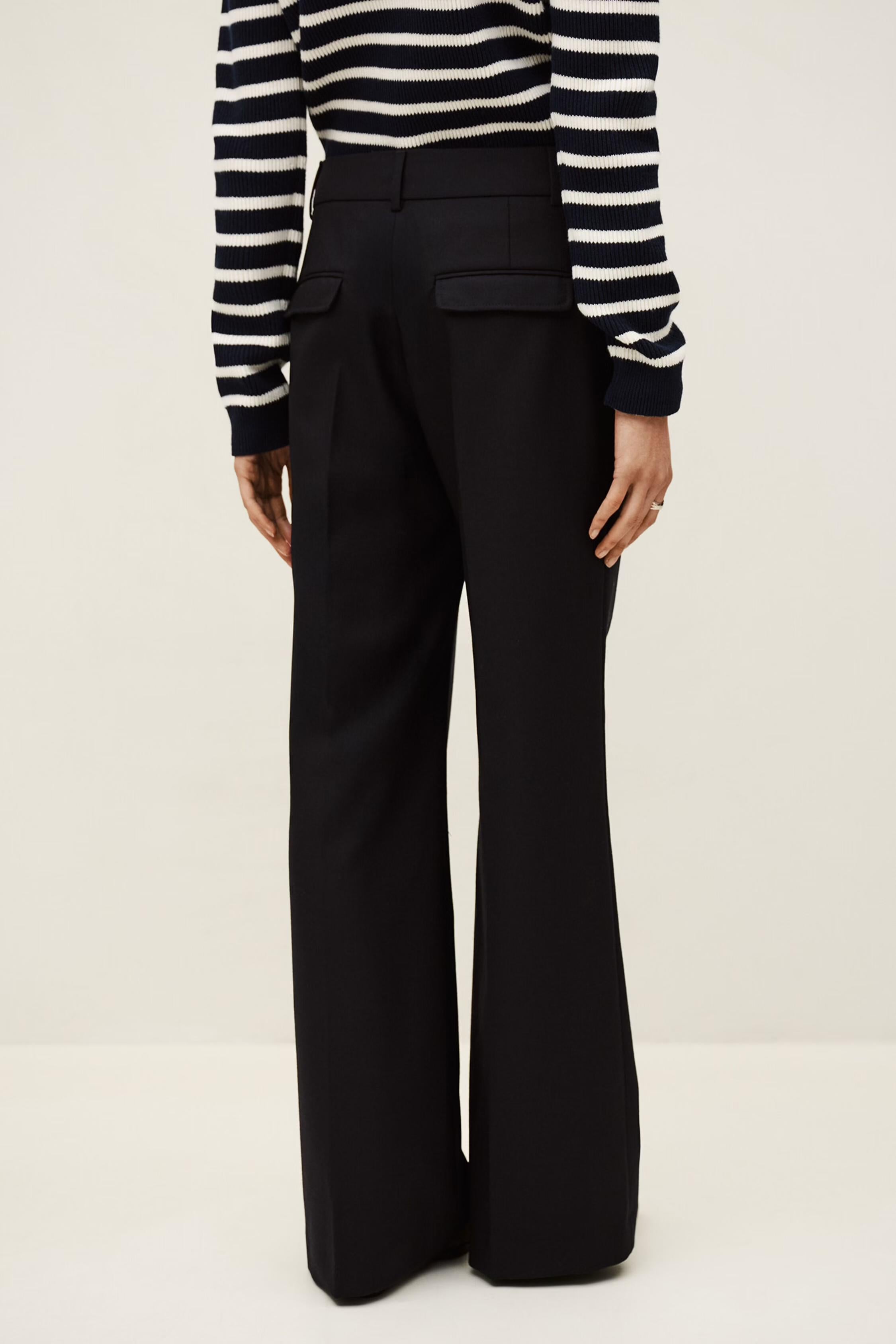 Bootcut Wool Pants Nives Blue