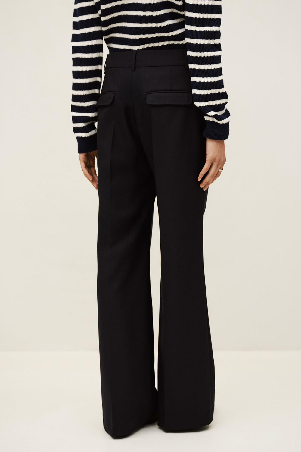 Bootcut Wool Pants Nives Blue