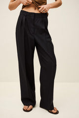 Wide-Leg Wool Pants Nani Blue