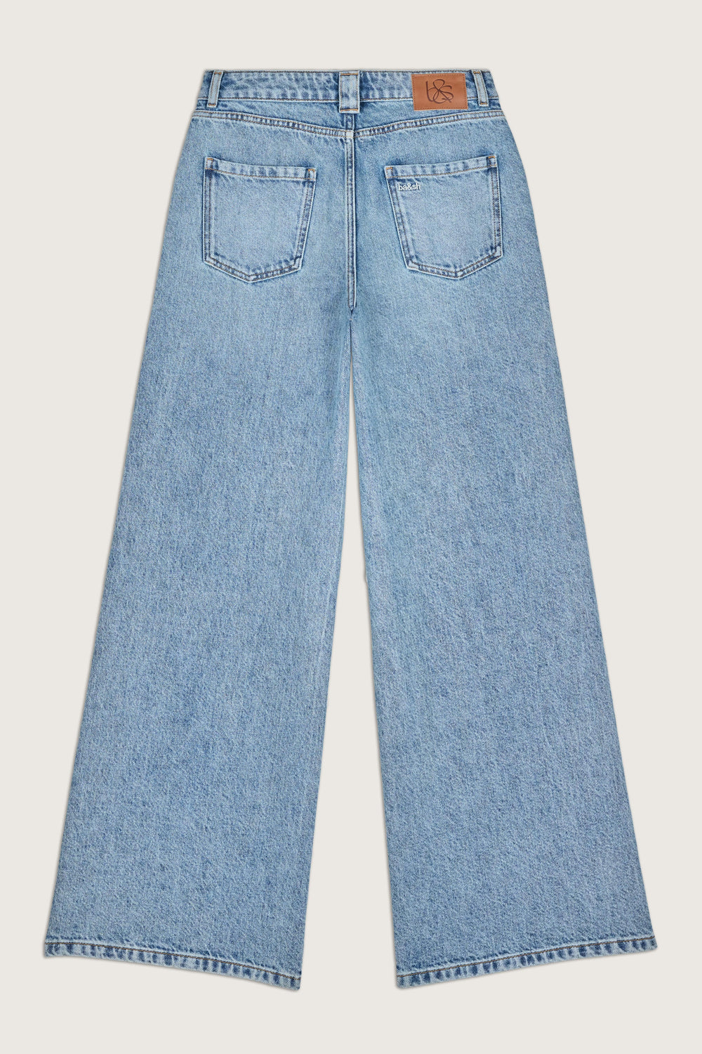 Wide-Leg Blue Jeans Mellou Blue