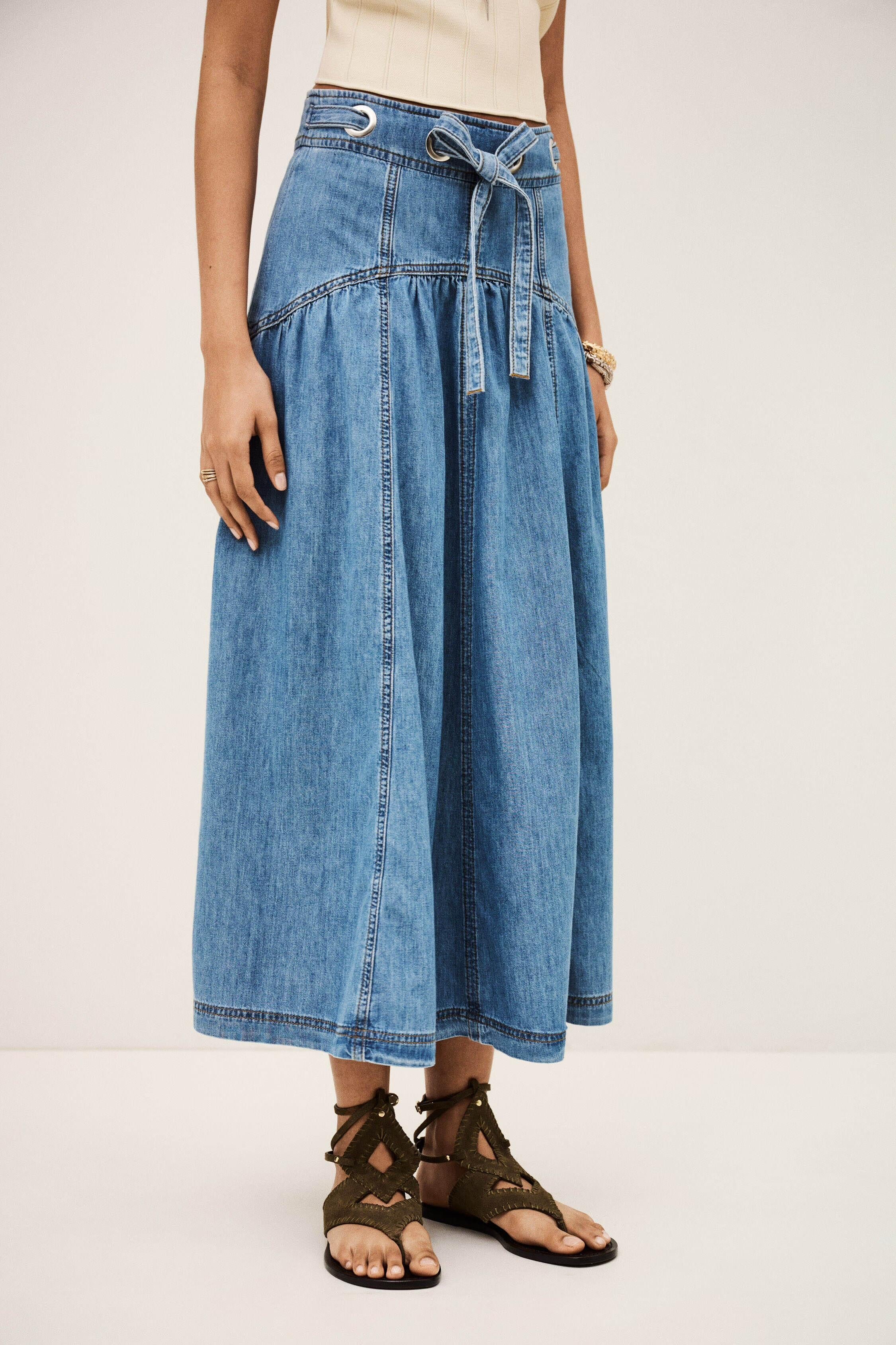 Midi Skirt Lonia Blue