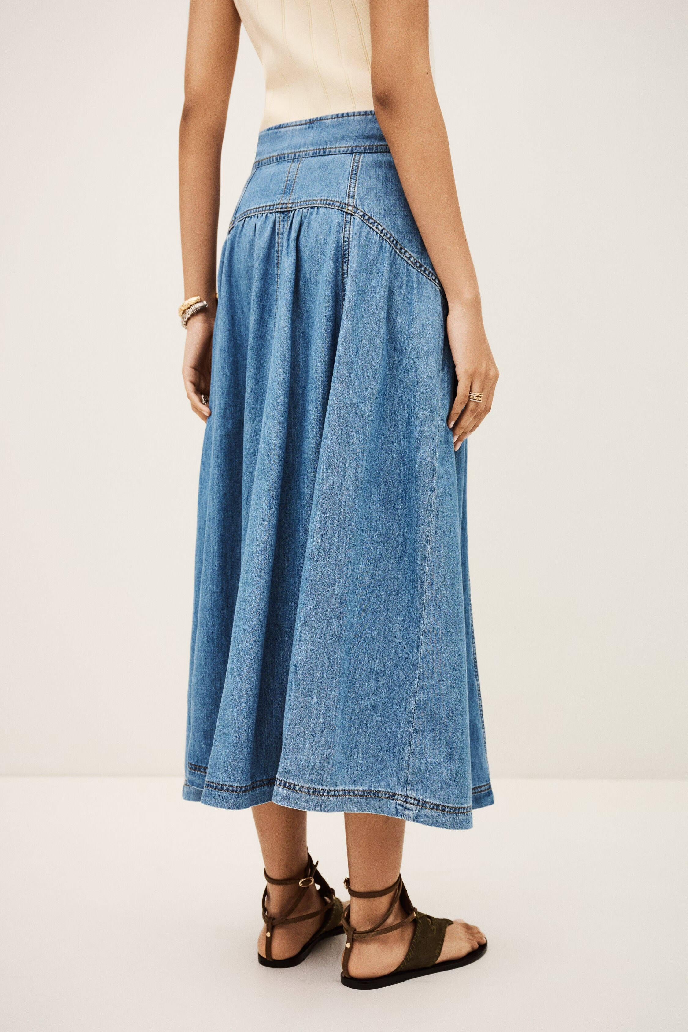 Midi Skirt Lonia Blue