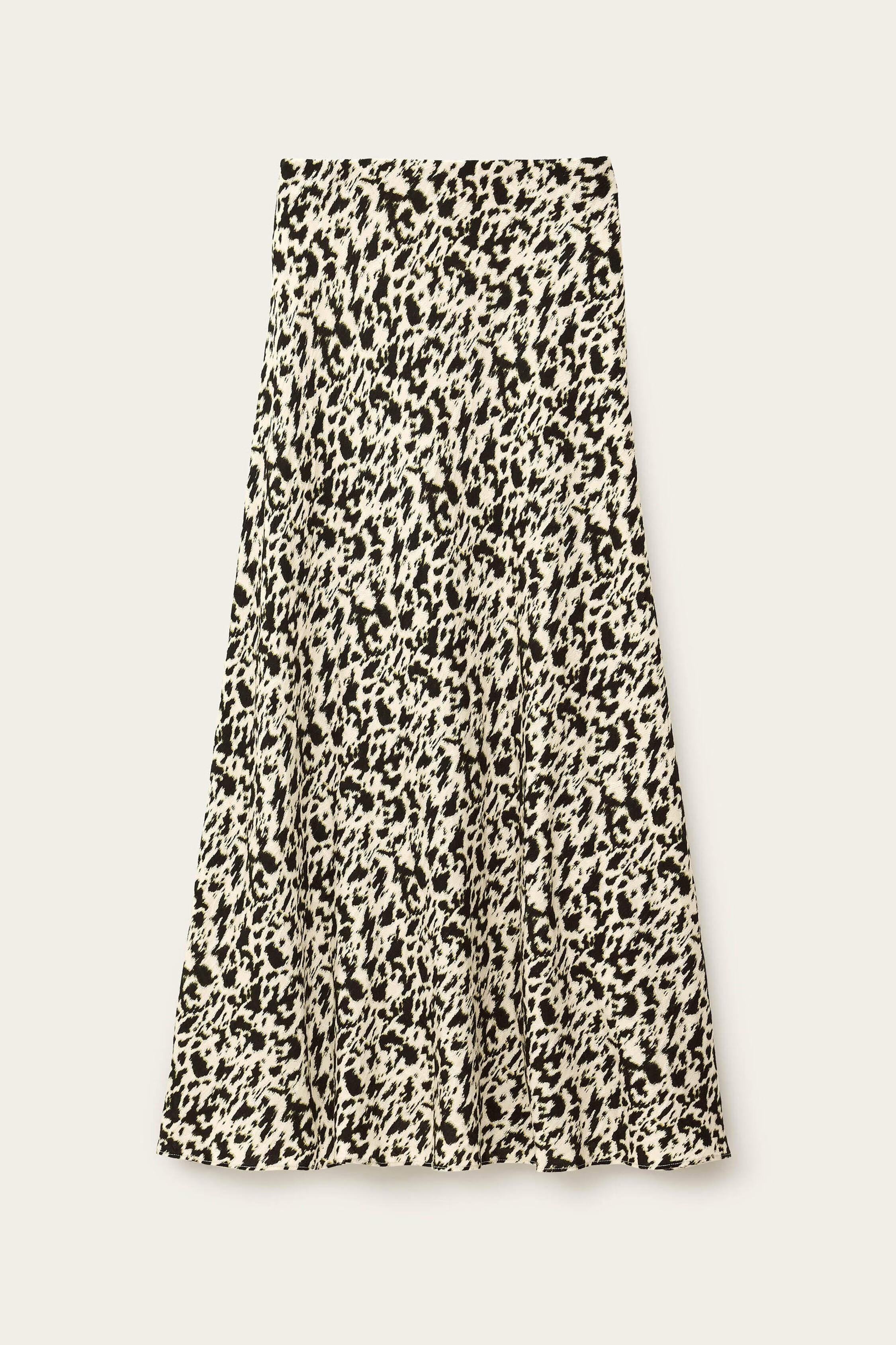 Asymmetrical Midi Skirt Paena Off-White