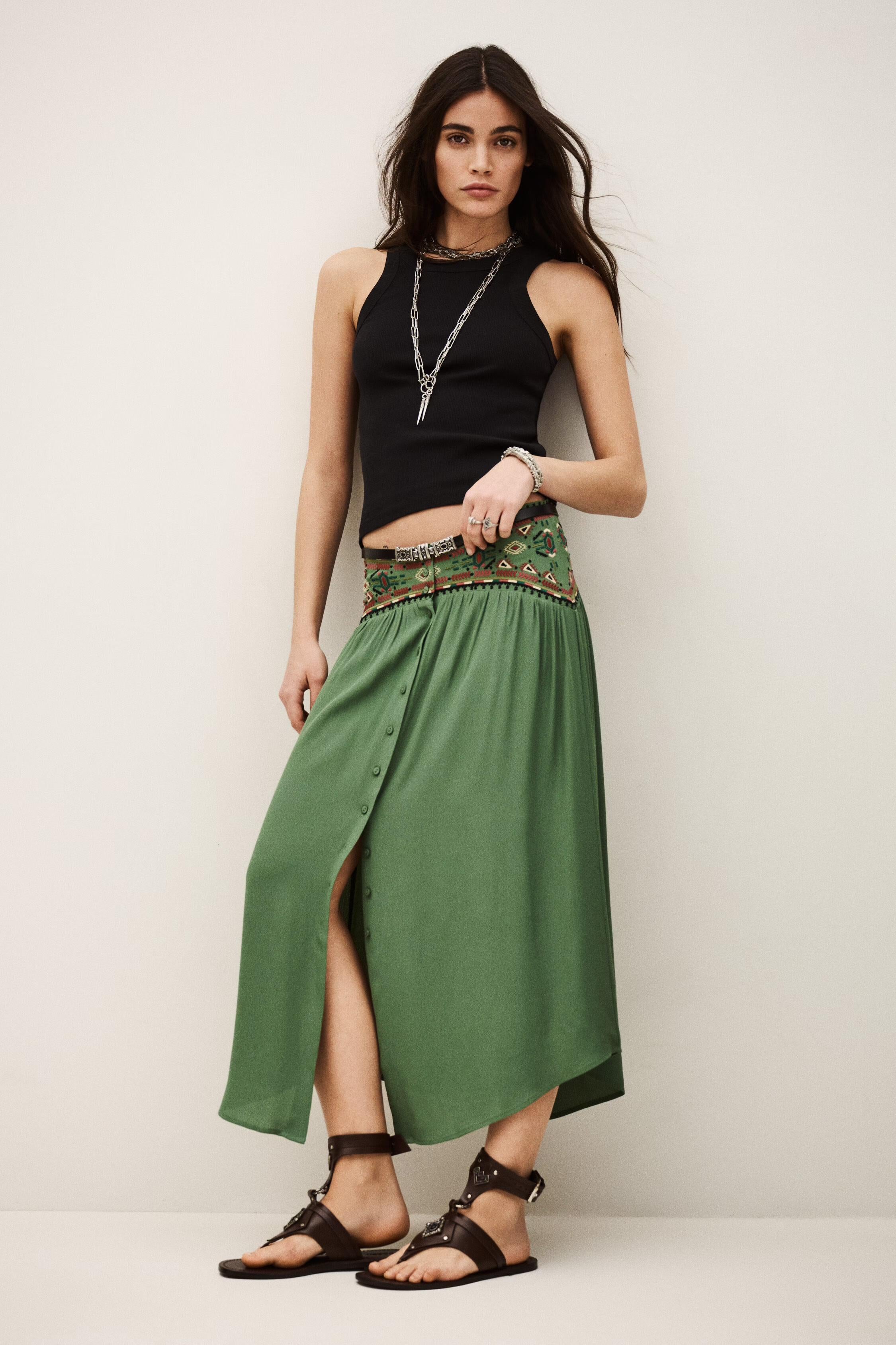 Skirt Tilana Green