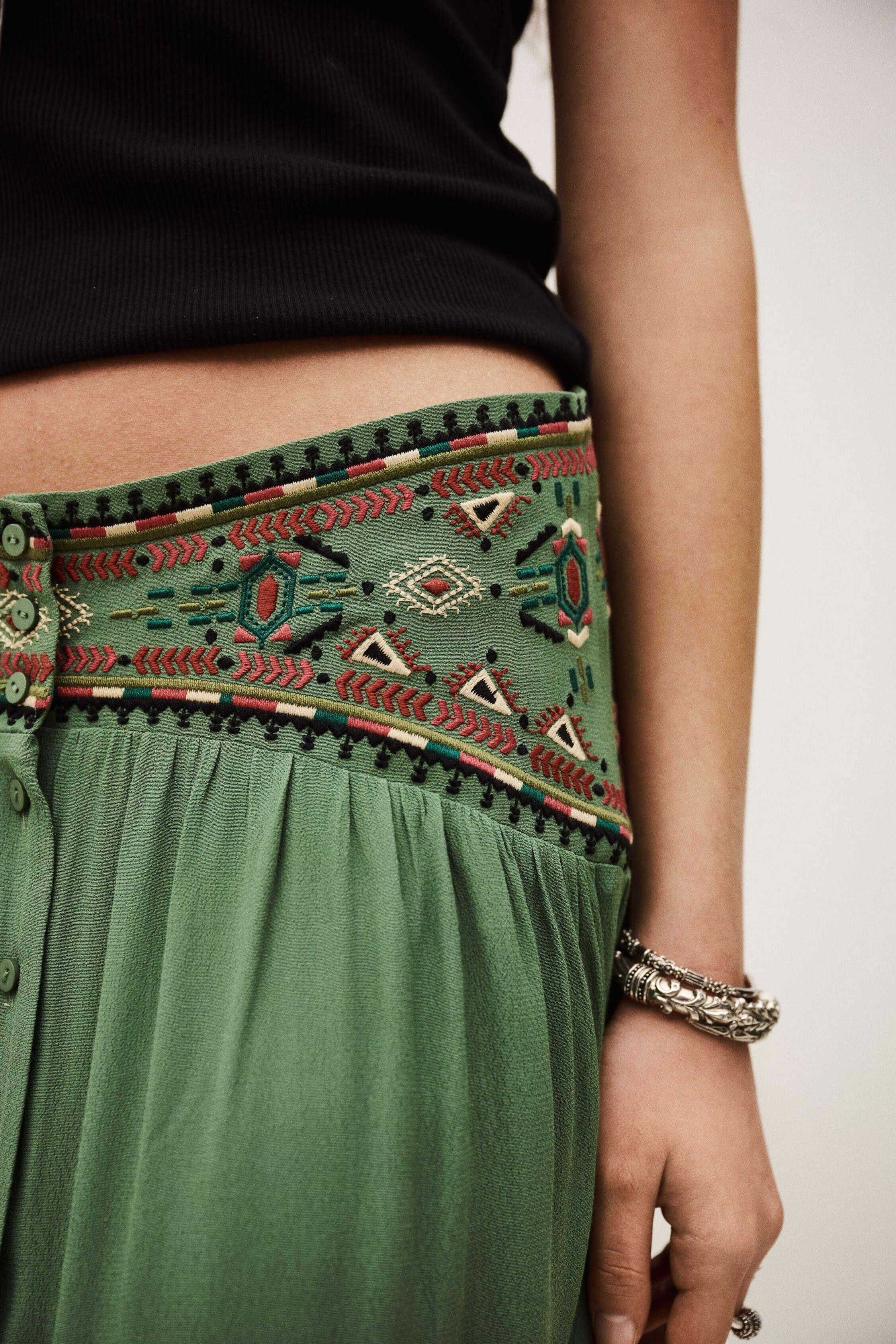 Skirt Tilana Green