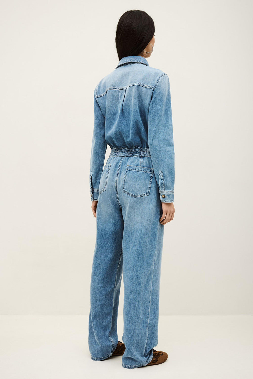 Denim Cargo Jumpsuit Myrella Blue