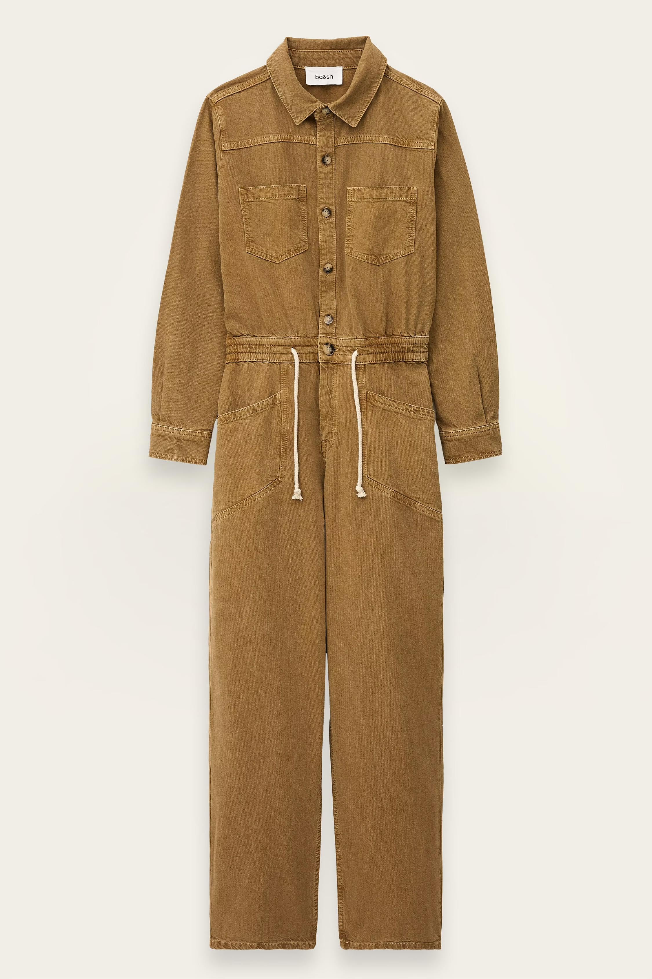 Cargo Jumpsuit Fyorella Brown