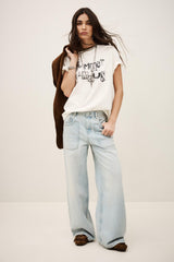 Round-Neck T-Shirt Ralfa Off-White