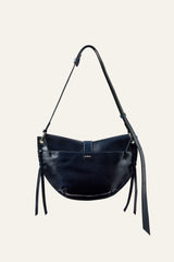 Leather Saddle Bag Youyou Blue