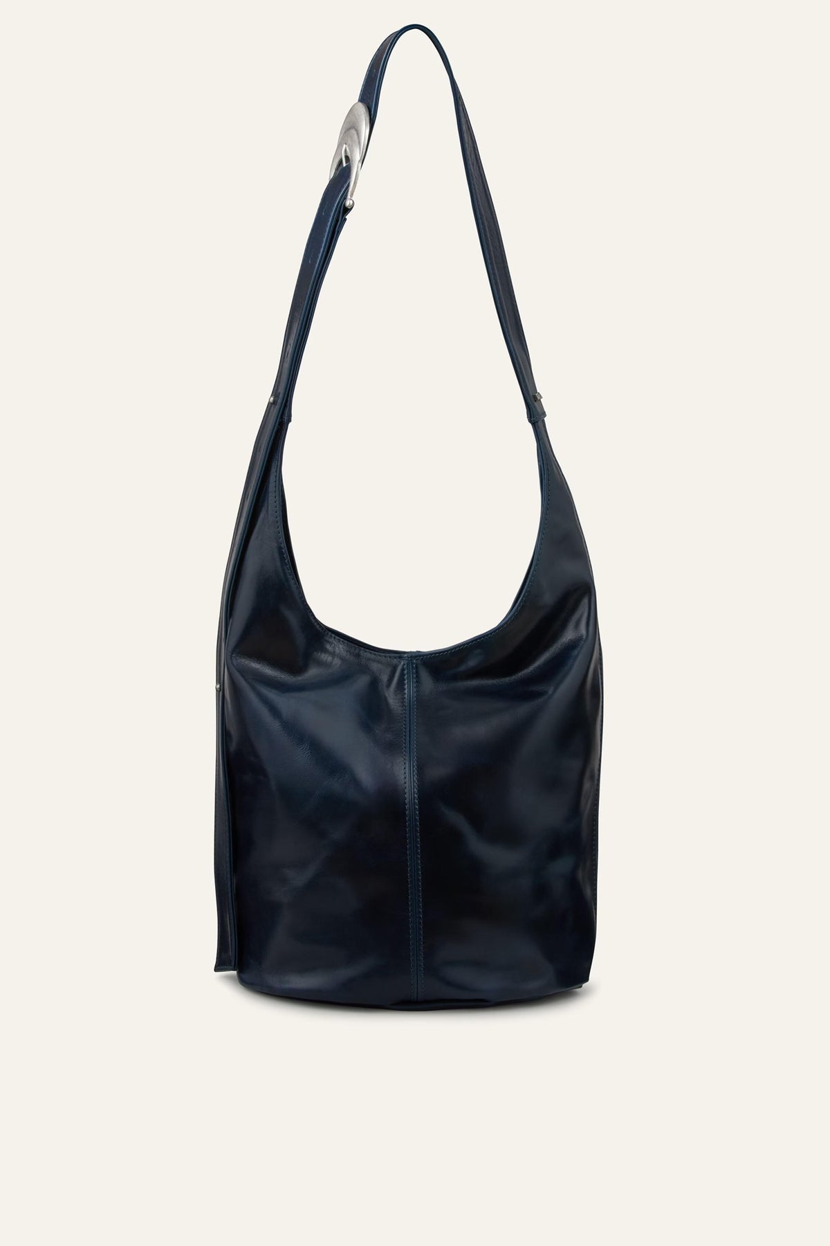 Leather Bucket Bag Youyou Blue