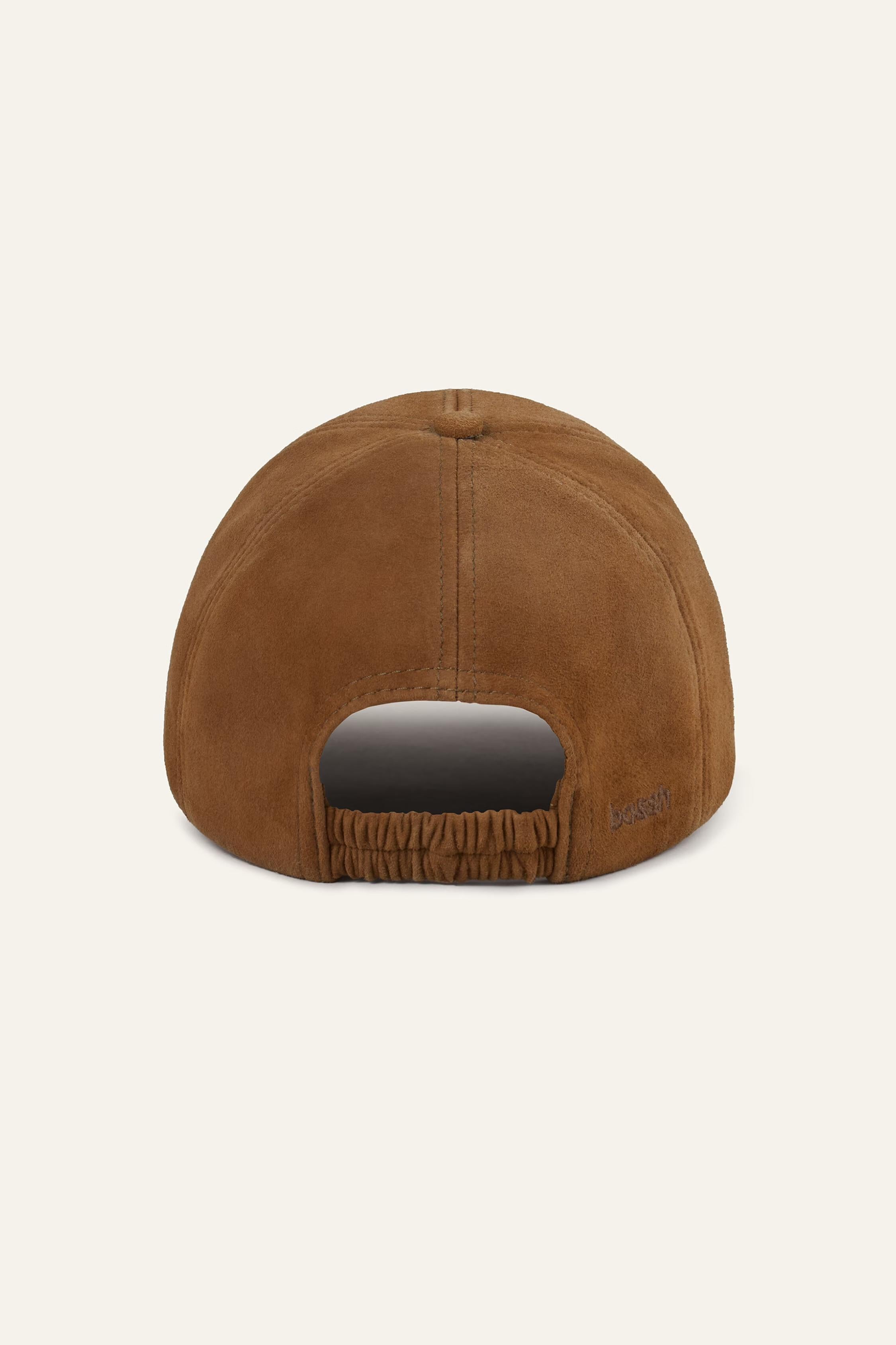 Leather Baseball Cap Harsha Brown