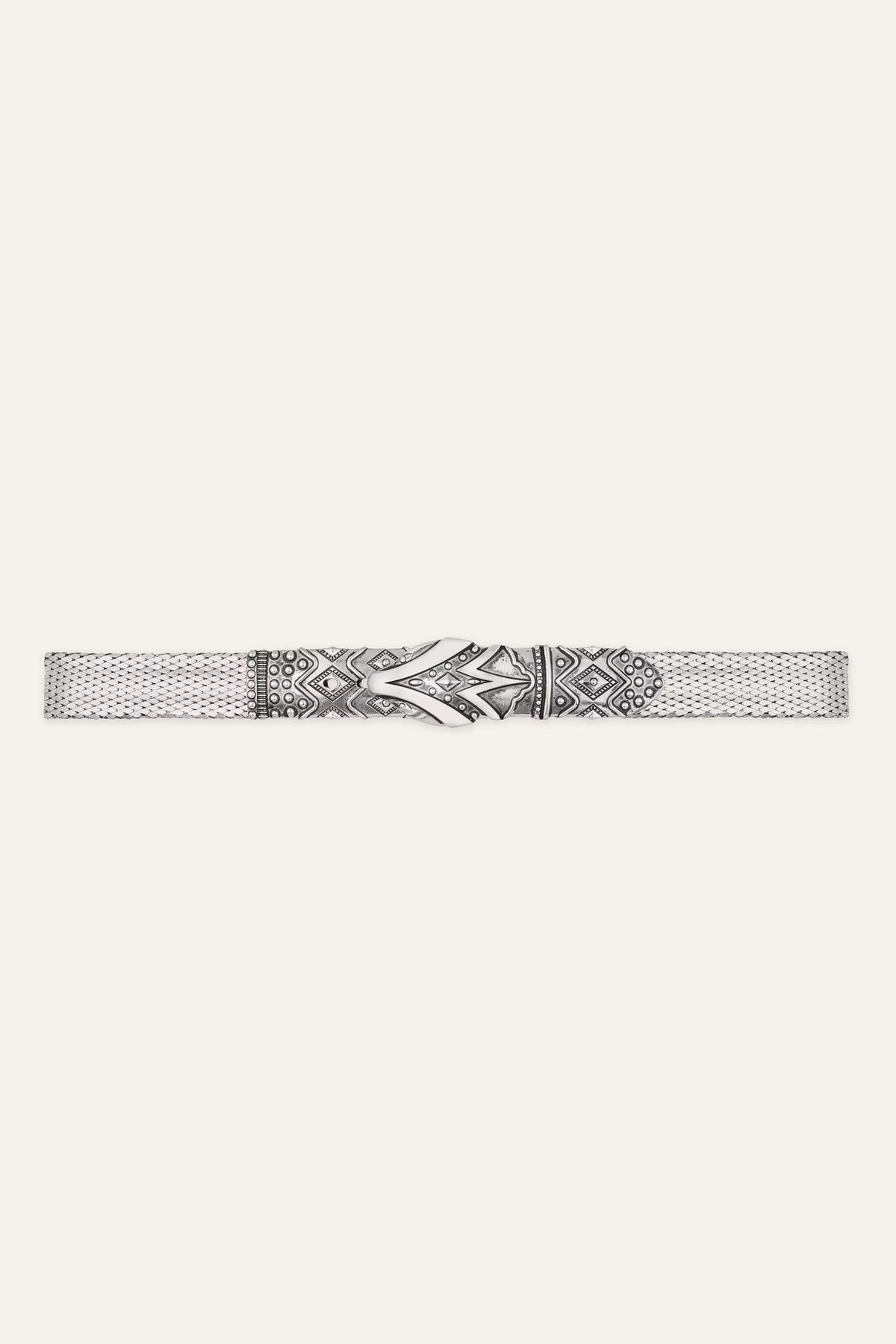 Metal Belt Baon Gray