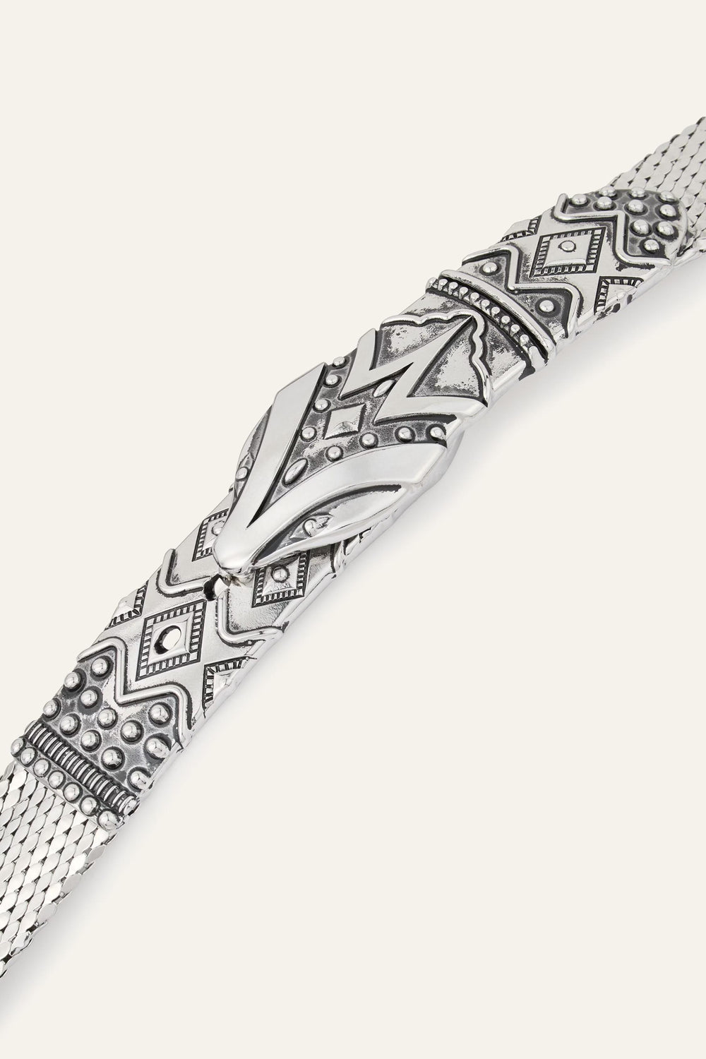 Metal Belt Baon Gray