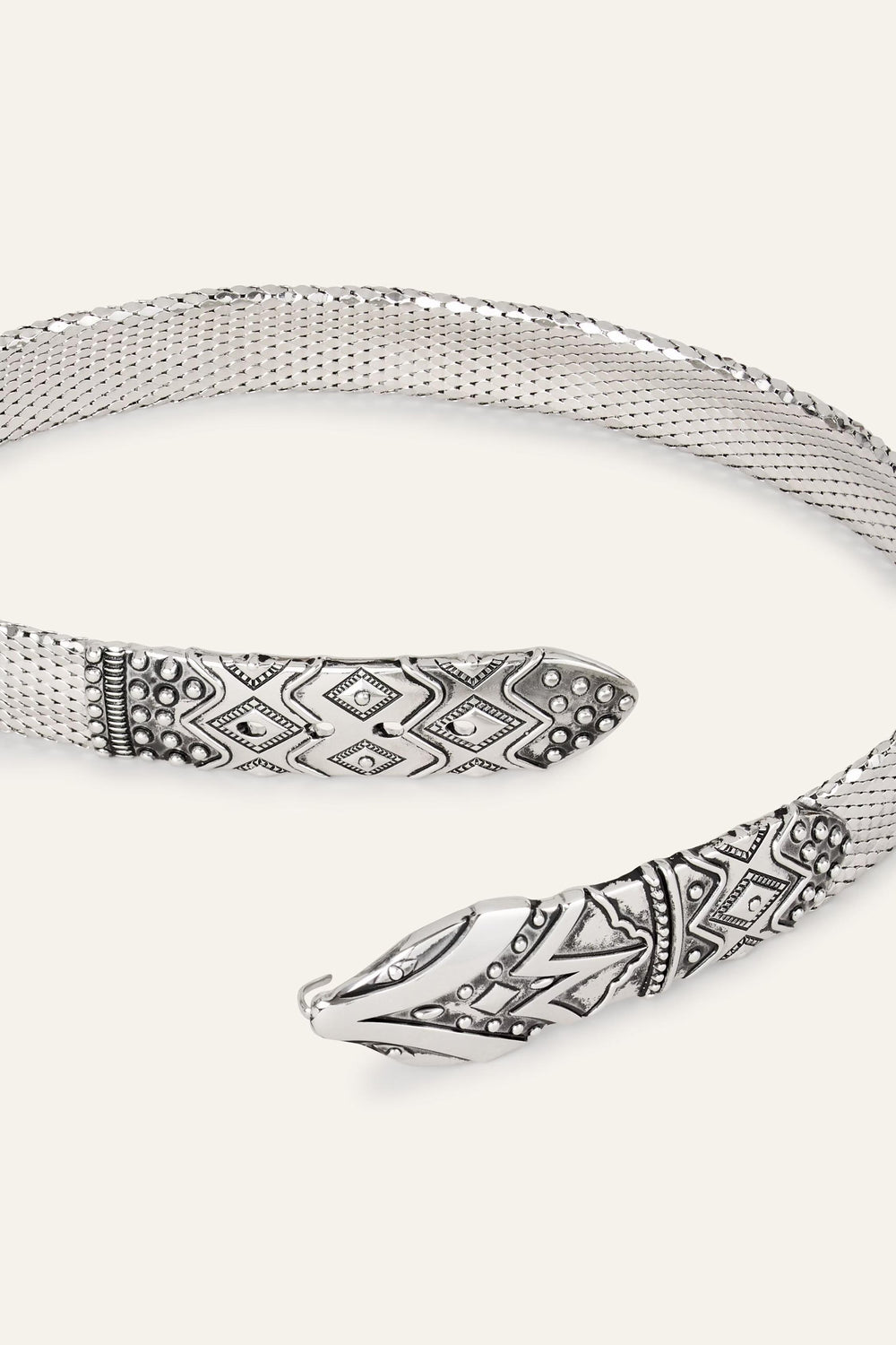 Metal Belt Baon Gray