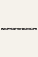 Leather Statement Belt Baptiste Black