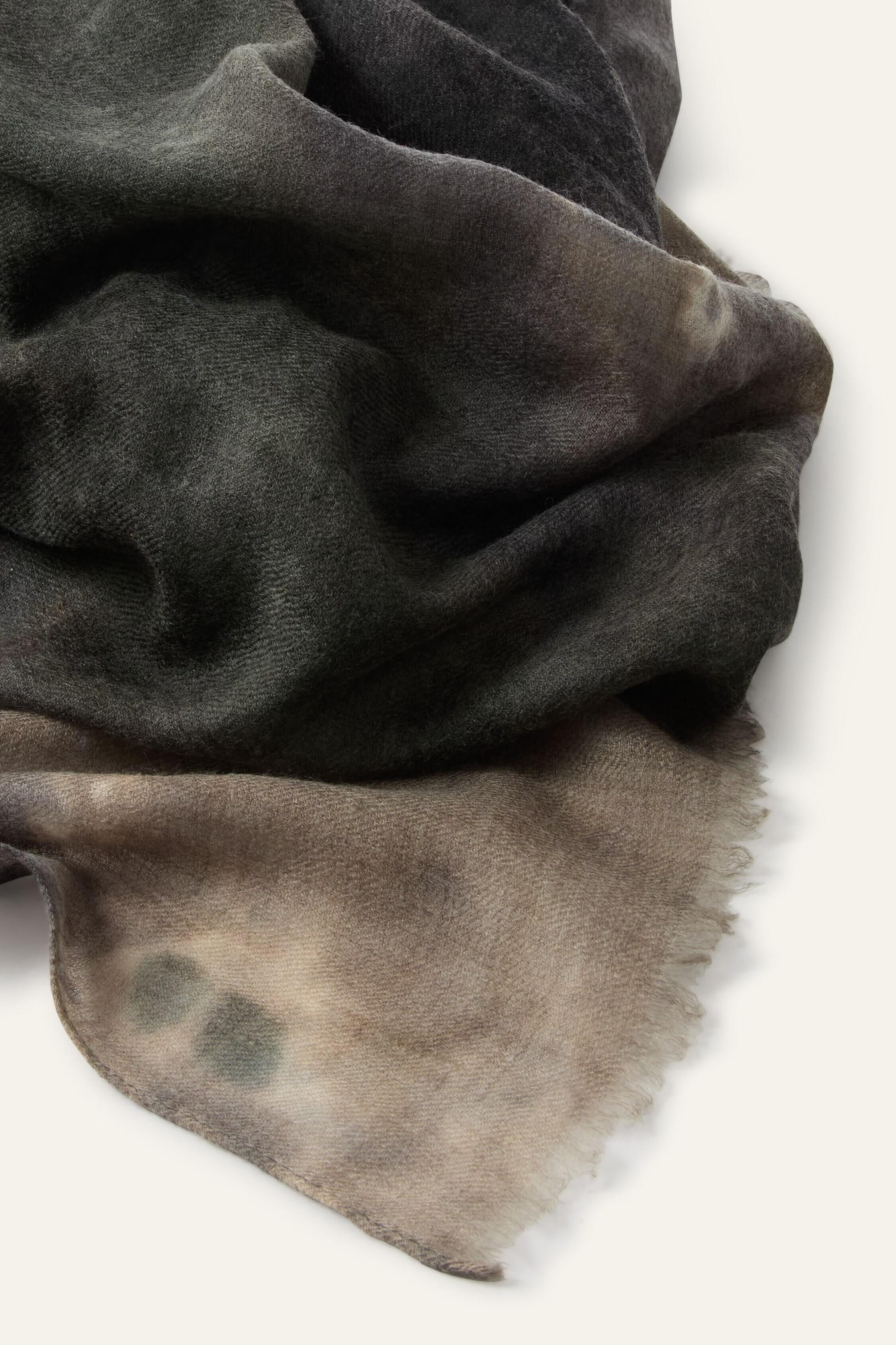 Wool And Silk Scarf Sofia Green