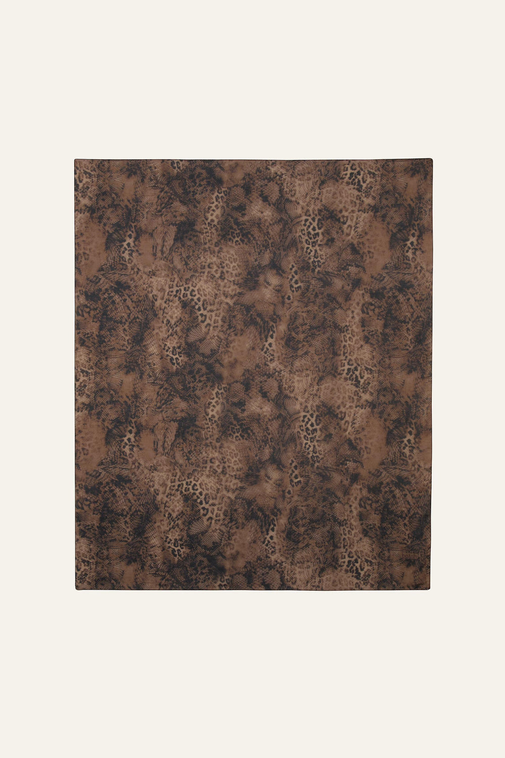 Animal Print Patterned Scarf Sara Green