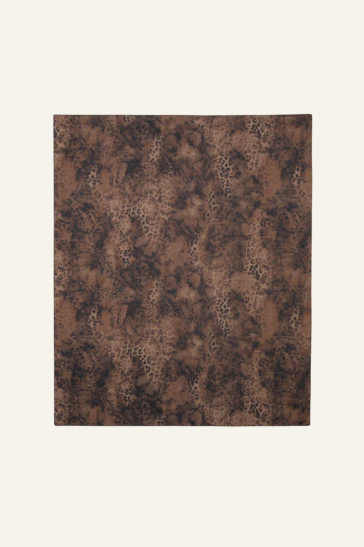 Animal Print Patterned Scarf Sara Green