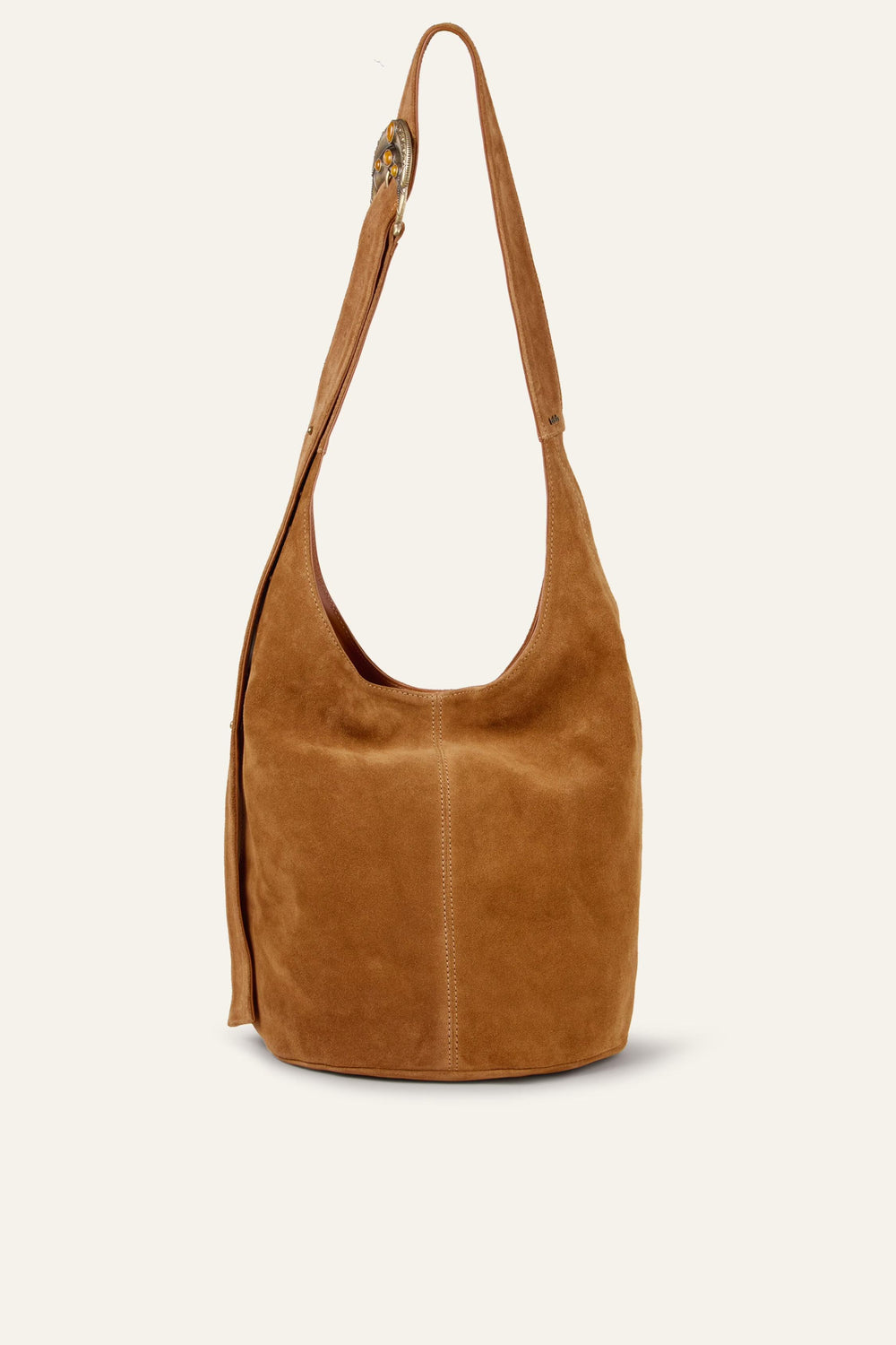 Leather Bucket Bag Youyou Brown