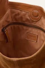 Leather Bucket Bag Youyou Brown