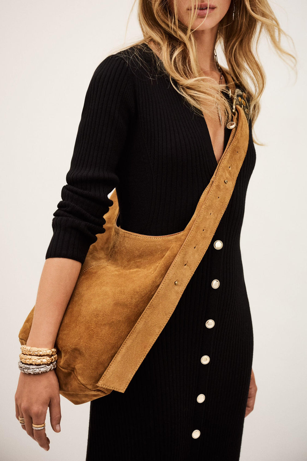 Leather Bucket Bag Youyou Brown