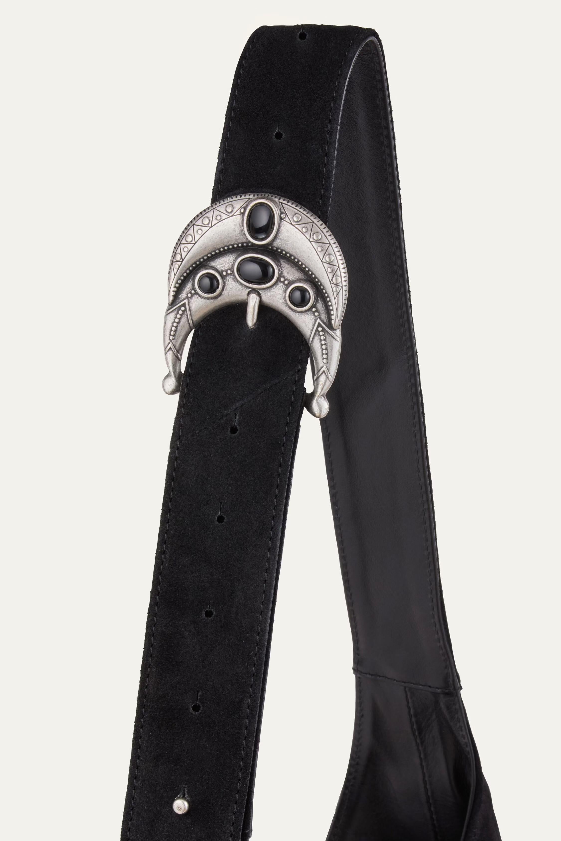 Leather Bucket Bag Youyou Black