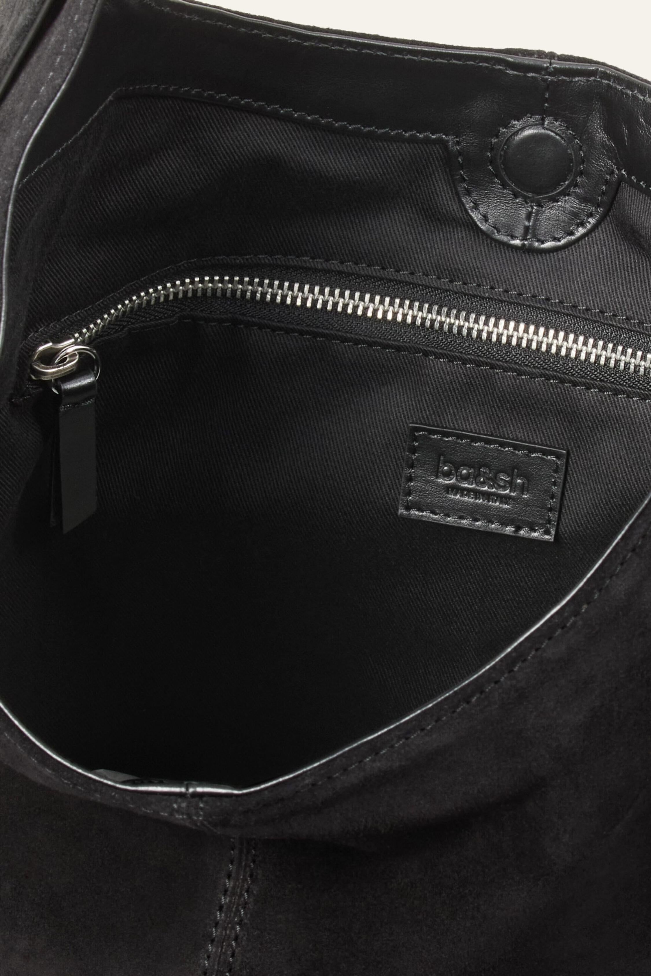 Leather Bucket Bag Youyou Black