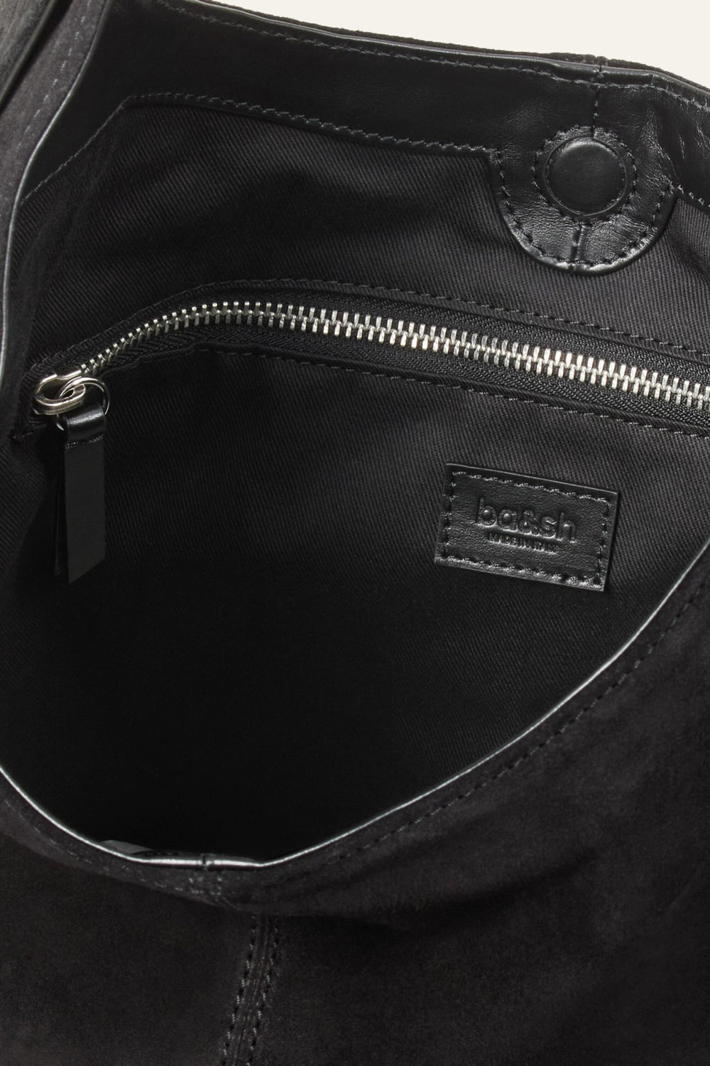 Leather Bucket Bag Youyou Black
