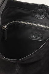 Leather Bucket Bag Youyou Black